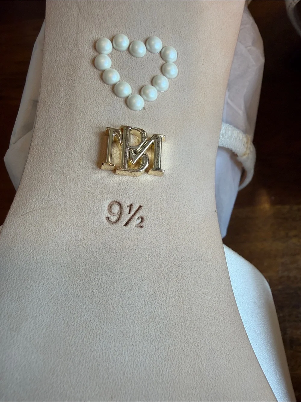 Badgley Mischka elegant ivory